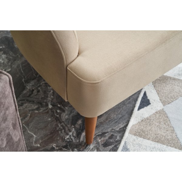 Fauteuil Karina - Blanc crème Fauteuil Karina - Blanc crème