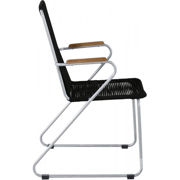 Bois matstol - Svart/Gr�