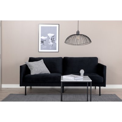 Eden 2-sits soffa - Svart