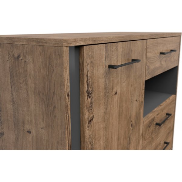 Loft byrå - Mörk ek Loft byrå - Mörk ek