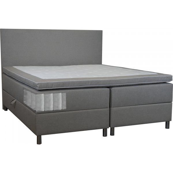 Accent boxbed säng med förvaring - 180 x 200 cm - Beige Accent boxbed säng med förvaring - 180 x 200 cm - Beige