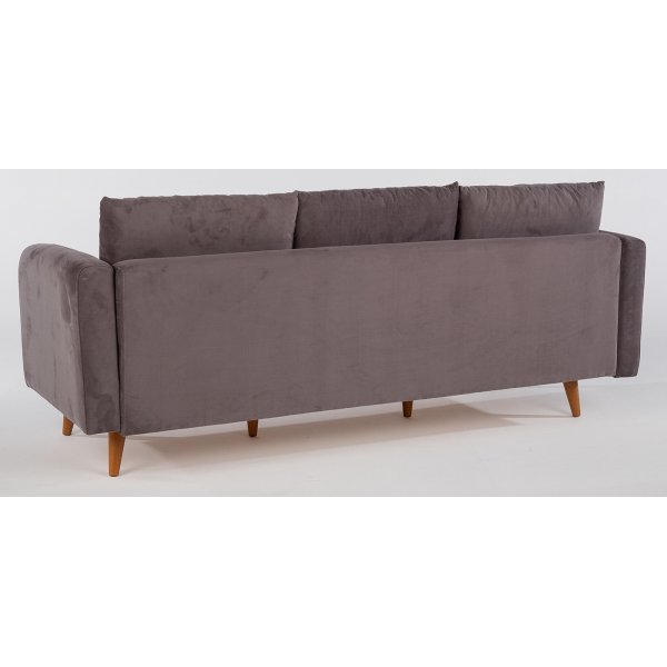 Canapé 3 places Sofia - Anthracite Canapé 3 places Sofia - Anthracite