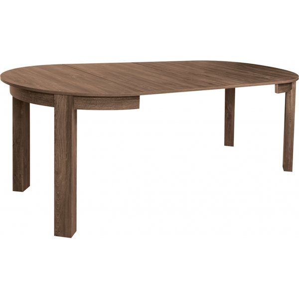 Table  manger extensible Bernardin 95-195 x 95 cm - Chne fonc