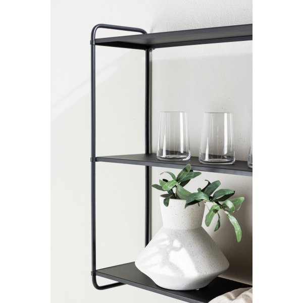 Lyon vägghylla 63 x 122 cm - Svart Lyon vägghylla 63 x 122 cm - Svart