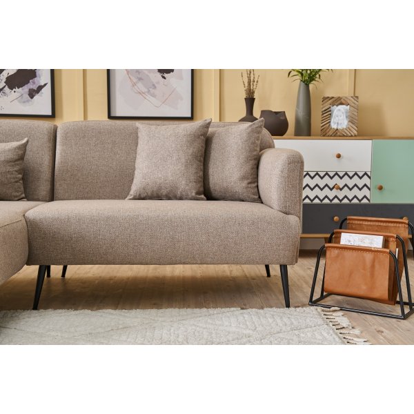 Canapé divan Revos gauche - Marron Canapé divan Revos gauche - Marron