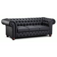 Chesterfield New England 3-sits soffa i tyg - Valfri färg Chesterfield New England 3-sits soffa i tyg - Valfri färg