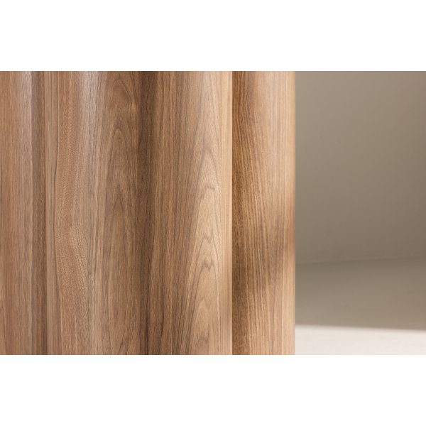 Table à manger Ø110 cm marron - Olivia Table à manger Ø110 cm marron - Olivia