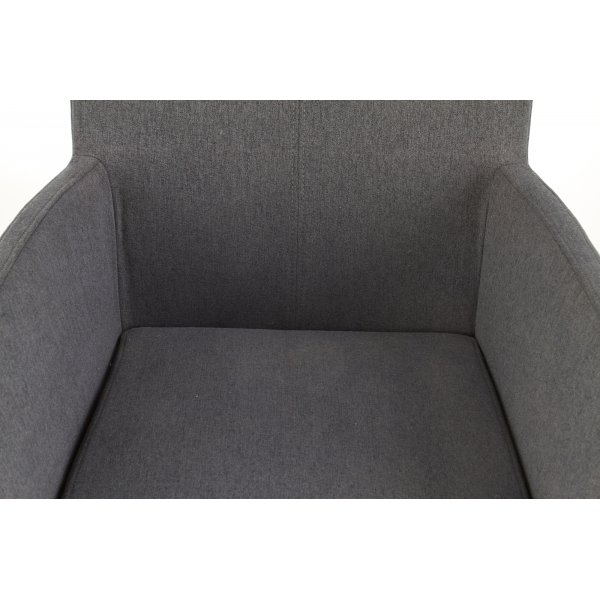 Chaise de salle à manger Erica - Gris foncé Chaise de salle à manger Erica - Gris foncé