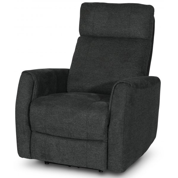 Fåtölj elektrisk ställbar mörkgrå + Fläckborttagare för möbler Fåtölj elektrisk ställbar mörkgrå + Fläckborttagare för möbler
