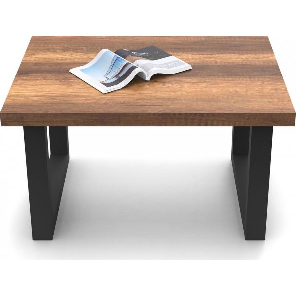 Table basse Marken 80 x 60 cm - Baroque/anthracite