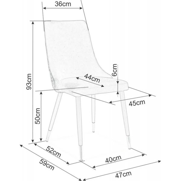 Chaise de piano - Gris