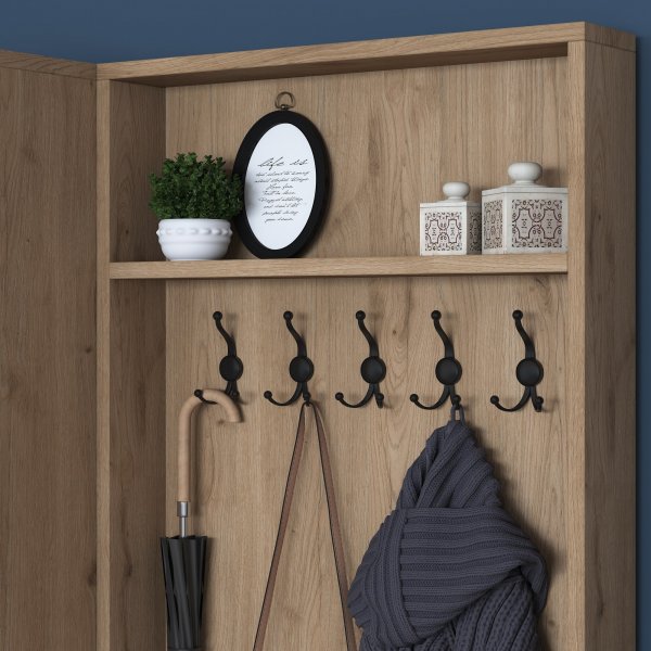 Mendy hallmbel - Vit/valnt