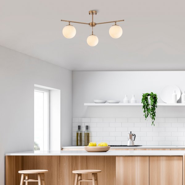 Atlas taklampa 10260 - Vintage/vit Atlas taklampa 10260 - Vintage/vit