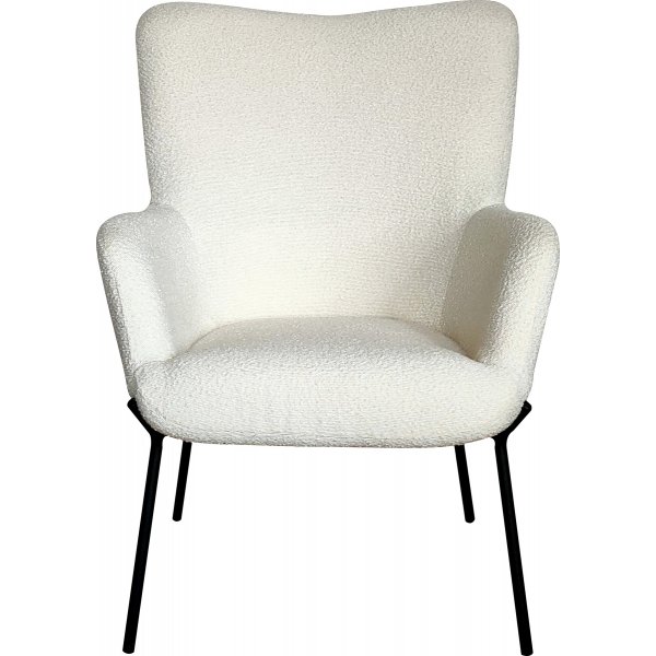 Fauteuil Glasgow Boucle blanche