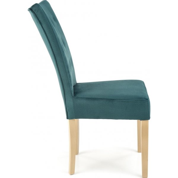 Chaise de salle à manger Vermont - Vert/chêne Chaise de salle à manger Vermont - Vert/chêne