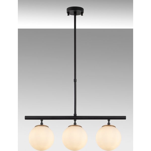 Atlas taklampa 10281 - Svart/antik/vit Atlas taklampa 10281 - Svart/antik/vit