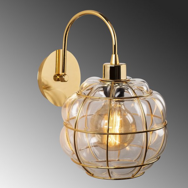 Saffraan wandlamp 402-A - Goud