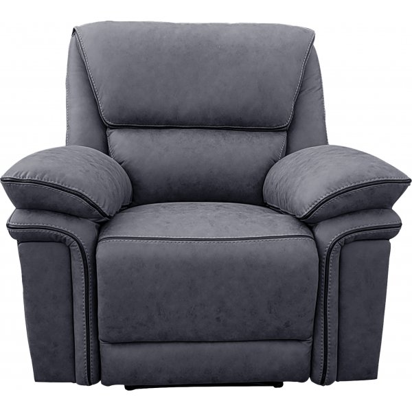 Reclinerfåtölj grå (Mikrofiber) - Riverdale + Textilrengöring för möbler Reclinerfåtölj grå (Mikrofiber) - Riverdale + Textilrengöring för möbler