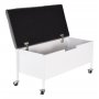Sture sittbnk med frvaring 90 cm - vit