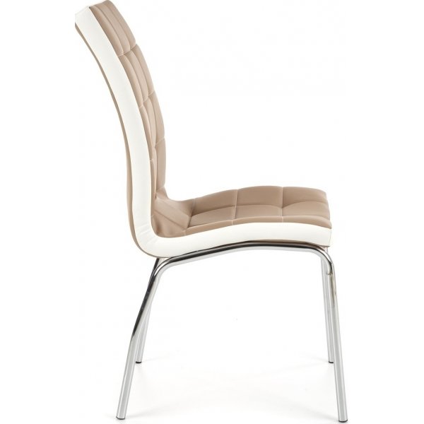 Chaise Isak - Blanc/cappuccino Chaise Isak - Blanc/cappuccino