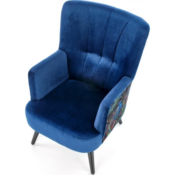 Fauteuil Gopani - Bleu Fauteuil Gopani - Bleu