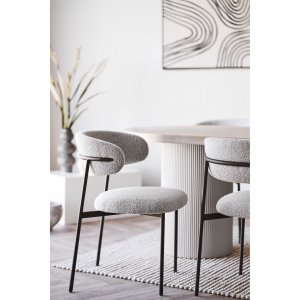 Mira matstol - Sand bouclé Mira matstol - Sand bouclé