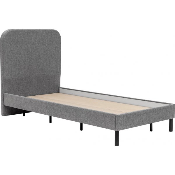Lit simple Lody 90 x 200 cm - Gris