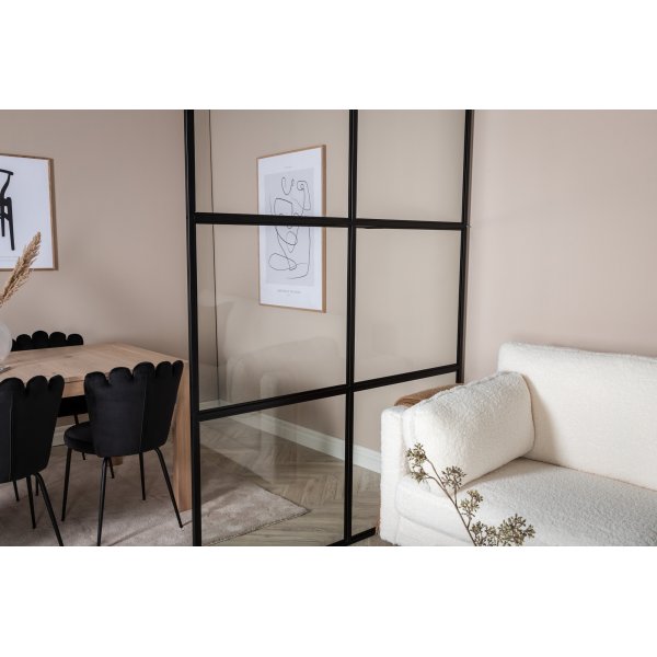 Leif industrivägg 150 x 210 cm - Svart Leif industrivägg 150 x 210 cm - Svart