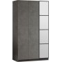 Home garderob 1 - Antracit/gr