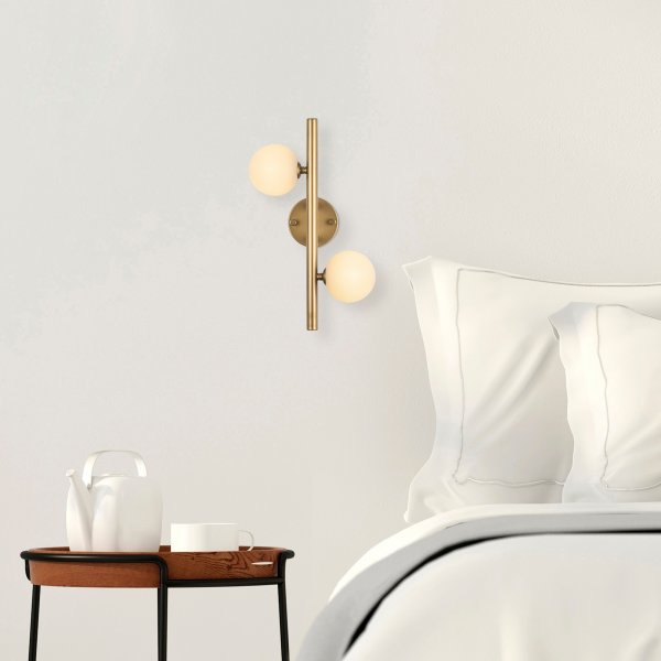 Domino wandlamp 11037 - Goud