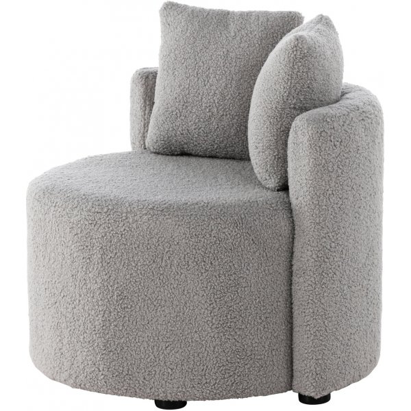 Canapé enfant 2 places Kelso - Teddy gris Canapé enfant 2 places Kelso - Teddy gris