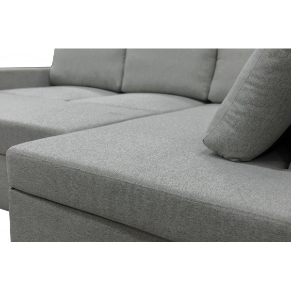 L soffa Bäddsoffa med förvaring 232 cm bred L soffa Bäddsoffa med förvaring 232 cm bred