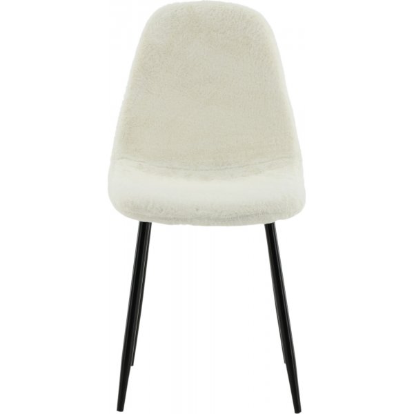 Chaise de salle à manger Bridge - Nounours blanc Chaise de salle à manger Bridge - Nounours blanc