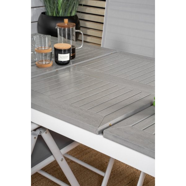 Albany matbord 152 x 90 cm - Grå/Vit Albany matbord 152 x 90 cm - Grå/Vit
