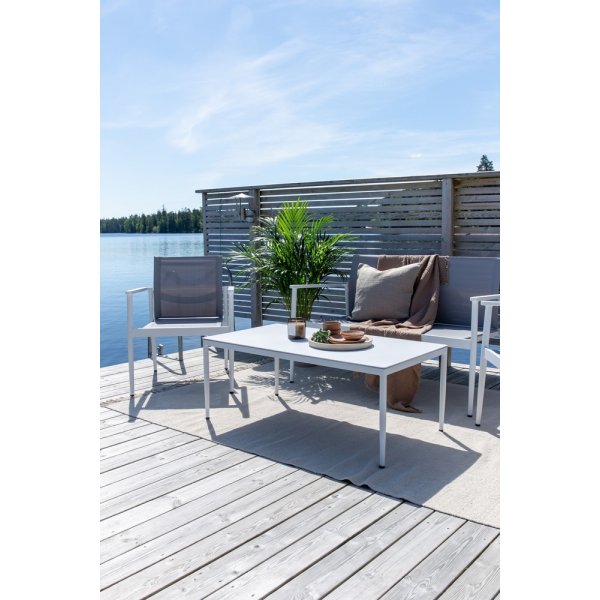 Groupe de canapés Break - Blanc/gris Groupe de canapés Break - Blanc/gris