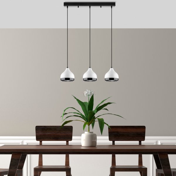 Plafonnier Yildo 6878 - Blanc/noir Plafonnier Yildo 6878 - Blanc/noir