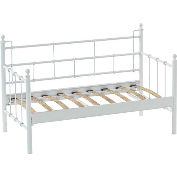 Canap d'extrieur 2 places Lalas - Blanc/anthracite + Dtachant pour meubles