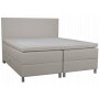 Sng med frvaring / Boxbed - 180x200 cm - Beige