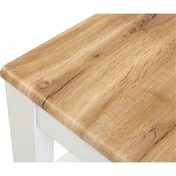 Holten soffbord 90 x 50 cm - Wotan ek/vit Holten soffbord 90 x 50 cm - Wotan ek/vit