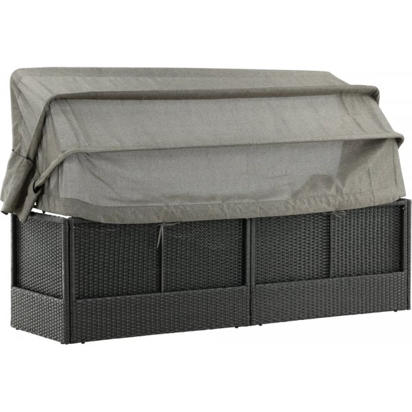 Nopy solsäng - Svart/Grå Nopy solsäng - Svart/Grå