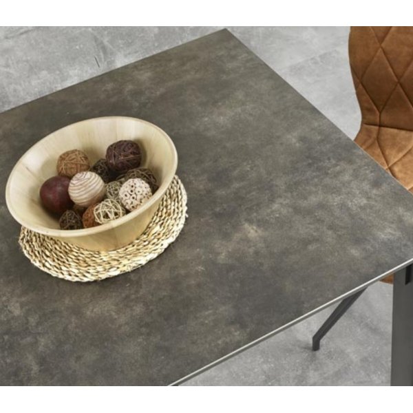 Table  manger extensible Horizon 120-180 cm - Noir/Gris (cramique)