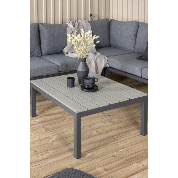 Groupe de canapés d'angle Odense - Noir/Gris Groupe de canapés d'angle Odense - Noir/Gris