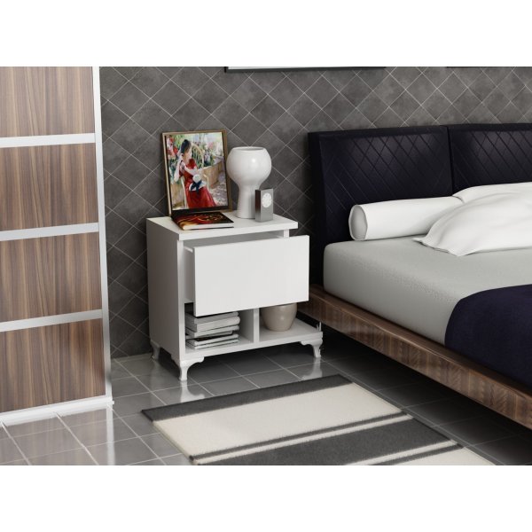 Cast sängbord - Vit Cast sängbord - Vit