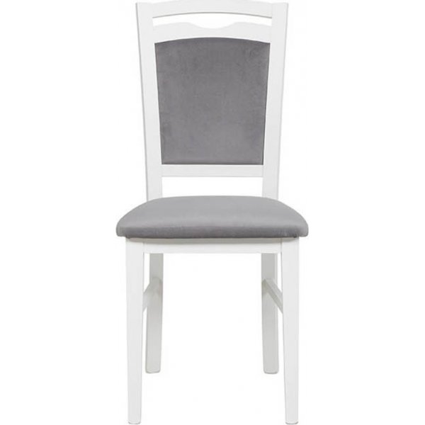 Chaise de salle  manger Lucan - Gris/blanc