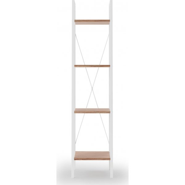 Bibliothèque Perlie - Chêne Sonoma/blanc Bibliothèque Perlie - Chêne Sonoma/blanc