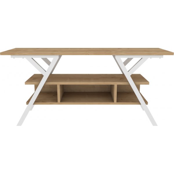 Banc multimdia Minerva - Blanc/chne