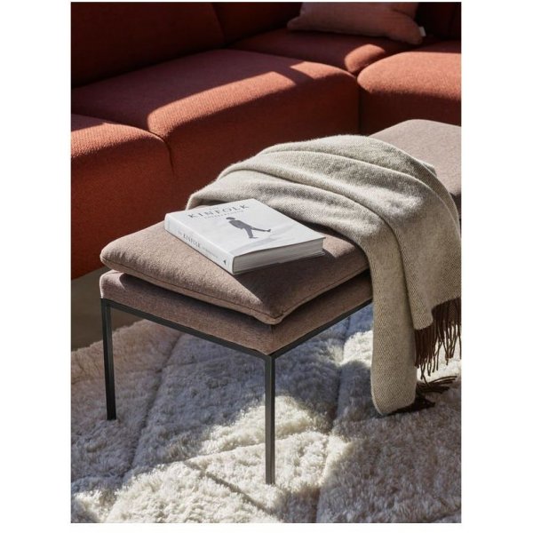 Banc Trouville avec coussin - Marron