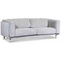 Härnösand 3-sits soffa - Ljusgrå chenille Härnösand 3-sits soffa - Ljusgrå chenille