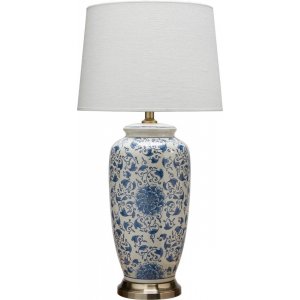 Lampe de table Li Jing - Blanc cass/bleu - 68 cm