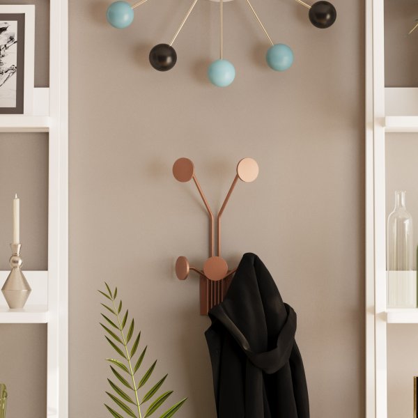 Giraffe kldhngare - Koppar